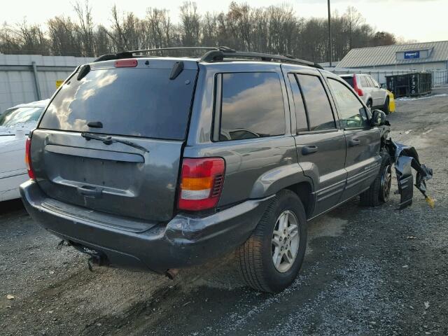 1J4GW48SX4C345349 - 2004 JEEP GRAND CHER SILVER photo 4