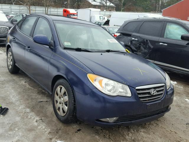 KMHDU46DX8U533156 - 2008 HYUNDAI ELANTRA GL BLUE photo 1