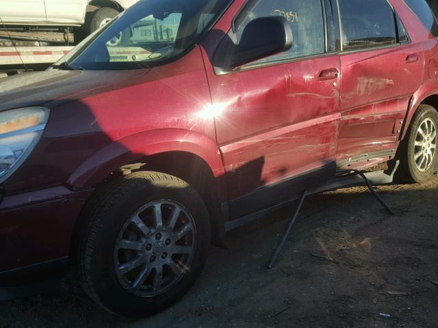 3G5DA03LX6S628239 - 2006 BUICK RENDEZVOUS MAROON photo 9