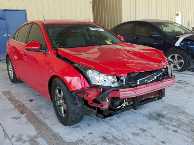 1G1PC5SB4E7127830 - 2014 CHEVROLET CRUZE LT RED photo 1