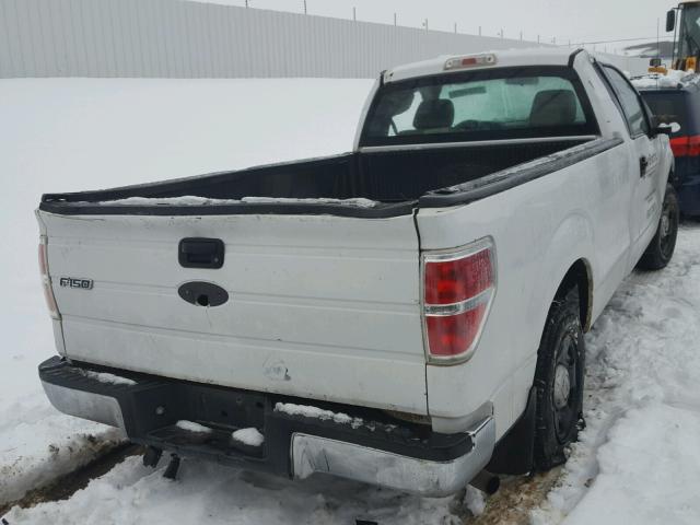 1FTRF12W89KC32277 - 2009 FORD F150 WHITE photo 4