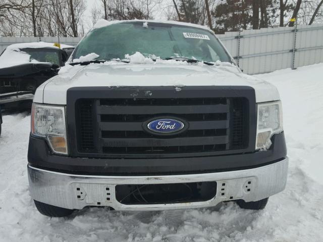 1FTRF12W89KC32277 - 2009 FORD F150 WHITE photo 9