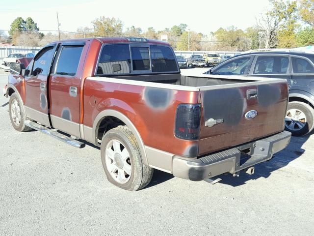 1FTPW12V56KD99545 - 2006 FORD F150 SUPER BROWN photo 3