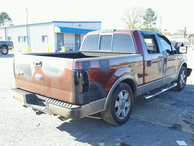 1FTPW12V56KD99545 - 2006 FORD F150 SUPER BROWN photo 4