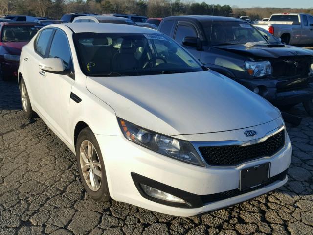 5XXGM4A79CG023351 - 2012 KIA OPTIMA LX WHITE photo 1