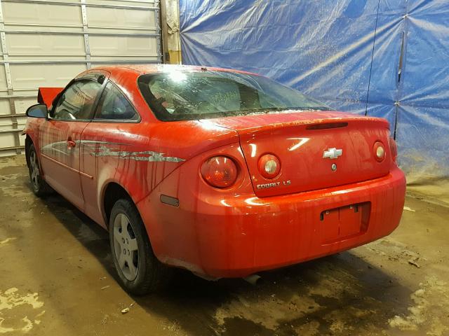 1G1AK15F667724785 - 2006 CHEVROLET COBALT LS RED photo 3