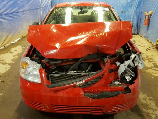 1G1AK15F667724785 - 2006 CHEVROLET COBALT LS RED photo 9