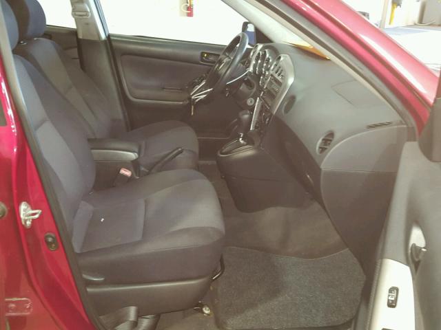 5Y2SL63805Z444647 - 2005 PONTIAC VIBE MAROON photo 5