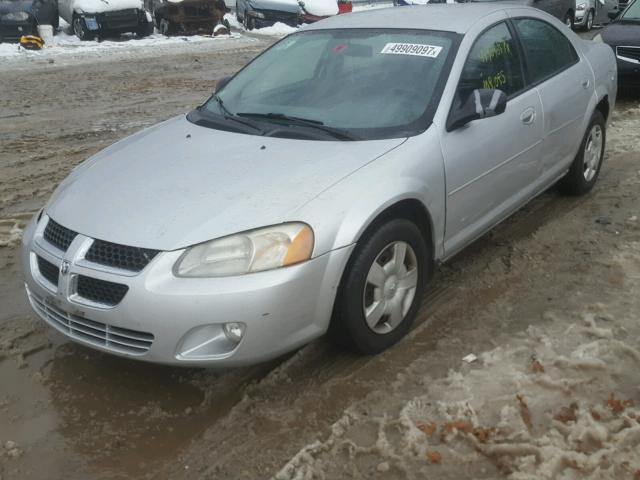 1B3EL46T45N643999 - 2005 DODGE STRATUS SX SILVER photo 2