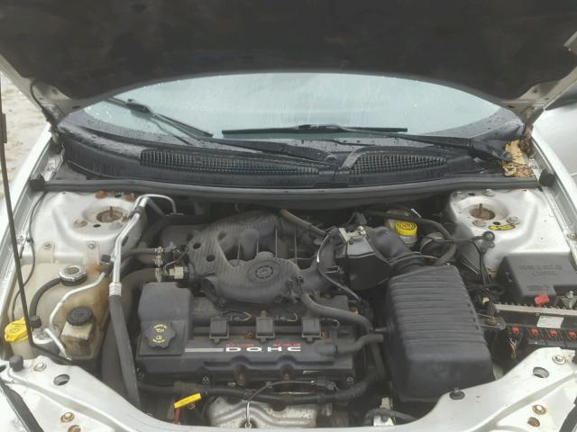 1B3EL46T45N643999 - 2005 DODGE STRATUS SX SILVER photo 7