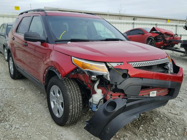 1FMHK7B85CGA47475 - 2012 FORD EXPLORER RED photo 1