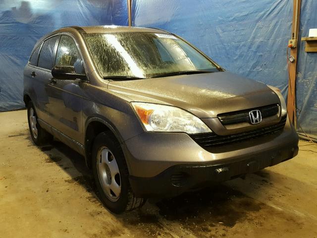 5J6RE48319L038664 - 2009 HONDA CR-V LX BROWN photo 1