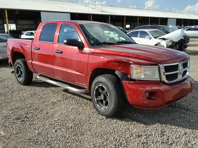 1D7HW48N78S508030 - 2008 DODGE DAKOTA QUA RED photo 1