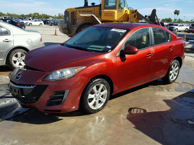 JM1BL1SF3A1205864 - 2010 MAZDA 3 I RED photo 2