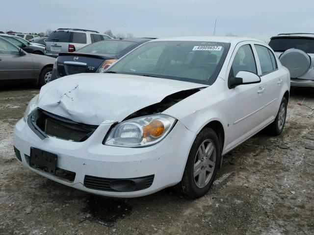 1G1AL55F167740784 - 2006 CHEVROLET COBALT LT WHITE photo 2