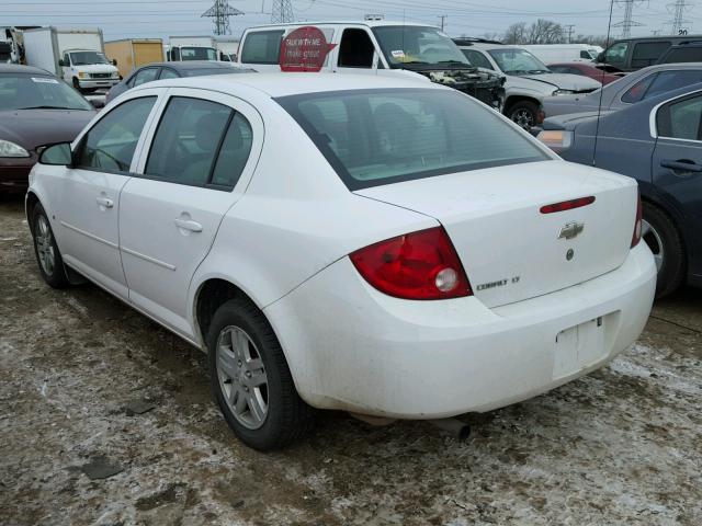 1G1AL55F167740784 - 2006 CHEVROLET COBALT LT WHITE photo 3