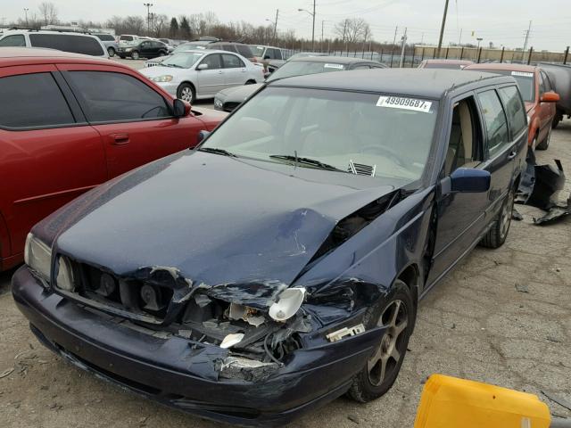 YV1LW5570W2496584 - 1998 VOLVO V70 BLUE photo 2