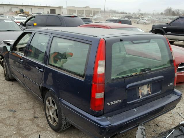 YV1LW5570W2496584 - 1998 VOLVO V70 BLUE photo 3