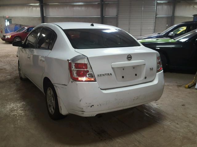 3N1AB61E07L677206 - 2007 NISSAN SENTRA 2.0 WHITE photo 3