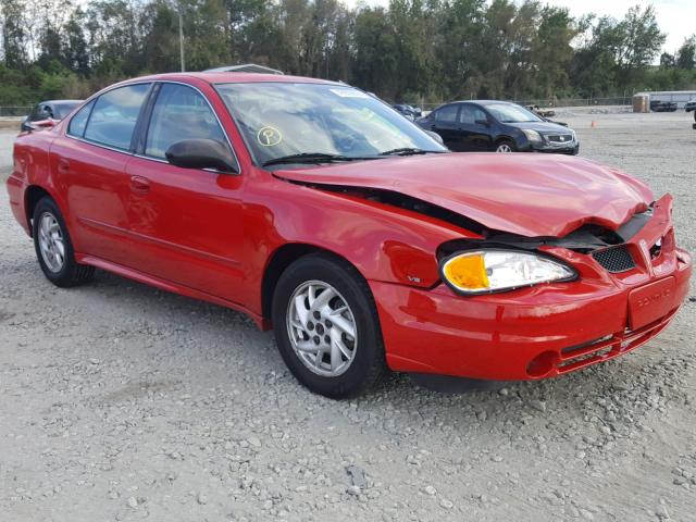 1G2NF52E34C137601 - 2004 PONTIAC GRAND AM S წითელი ფოტო 1