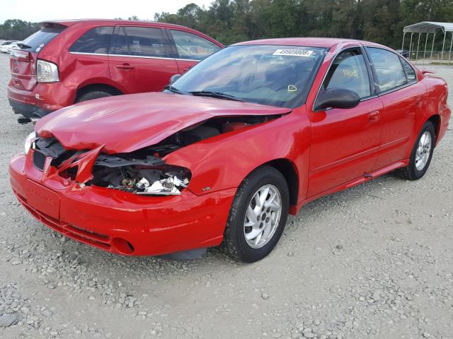 1G2NF52E34C137601 - 2004 PONTIAC GRAND AM S წითელი ფოტო 2