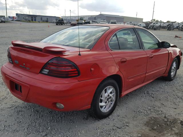 1G2NF52E34C137601 - 2004 PONTIAC GRAND AM S წითელი ფოტო 4