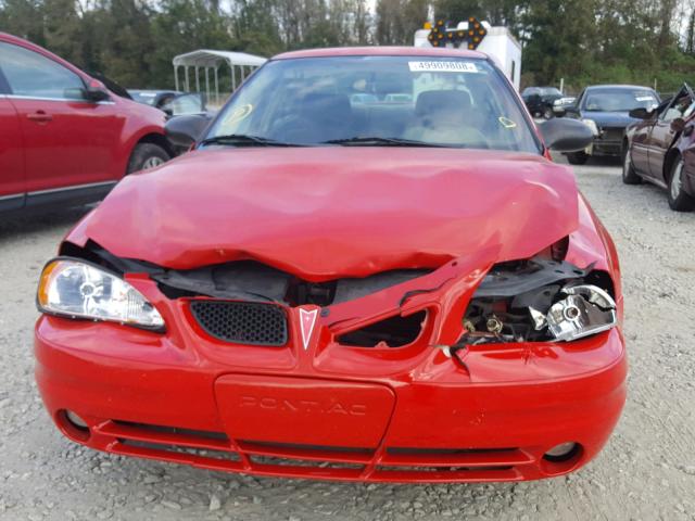 1G2NF52E34C137601 - 2004 PONTIAC GRAND AM S წითელი ფოტო 9