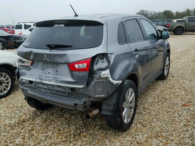 4A4AP3AU4EE008608 - 2014 MITSUBISHI OUTLANDER GRAY photo 4