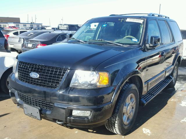 1FMFU19516LA37614 - 2006 FORD EXPEDITION BLACK photo 2