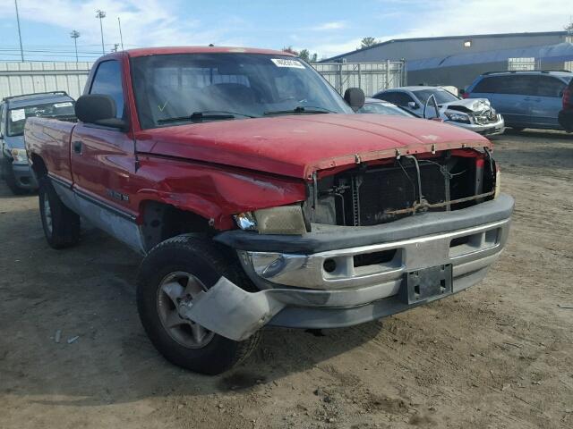 1B7HF16Y9VS167263 - 1997 DODGE RAM 1500 RED photo 1