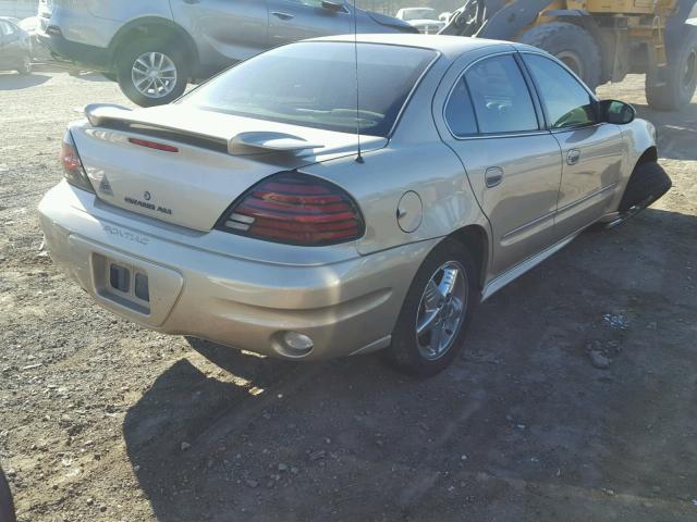 1G2NF52E24M514705 - 2004 PONTIAC GRAND AM S TAN photo 4