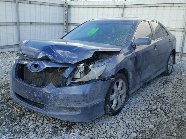 4T1BK46K17U029640 - 2007 TOYOTA CAMRY NEW BLUE photo 2