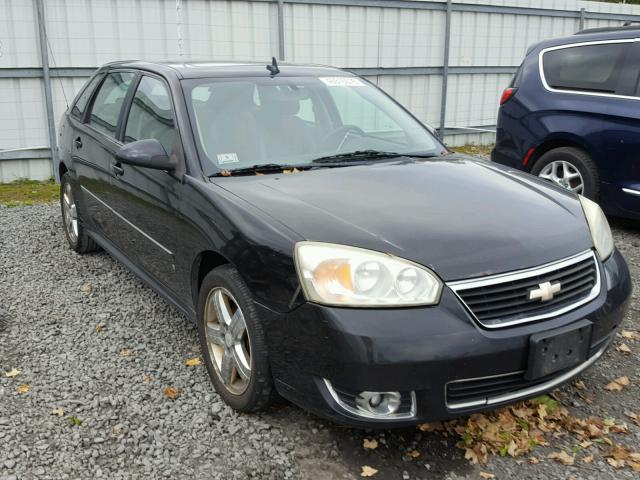 1G1ZU67N47F252883 - 2007 CHEVROLET MALIBU MAX BLACK photo 1