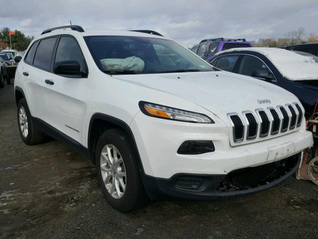 1C4PJMAS8HW524346 - 2017 JEEP CHEROKEE S WHITE photo 1