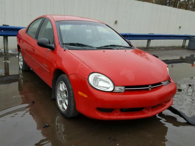 1P3ES46C41D237223 - 2001 PLYMOUTH NEON BASE 红色 照片 1