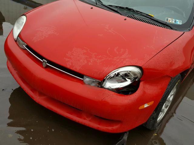 1P3ES46C41D237223 - 2001 PLYMOUTH NEON BASE 红色 照片 9