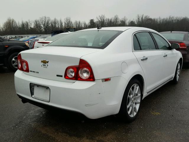 1G1ZE5EU4BF399053 - 2011 CHEVROLET MALIBU LTZ WHITE photo 4