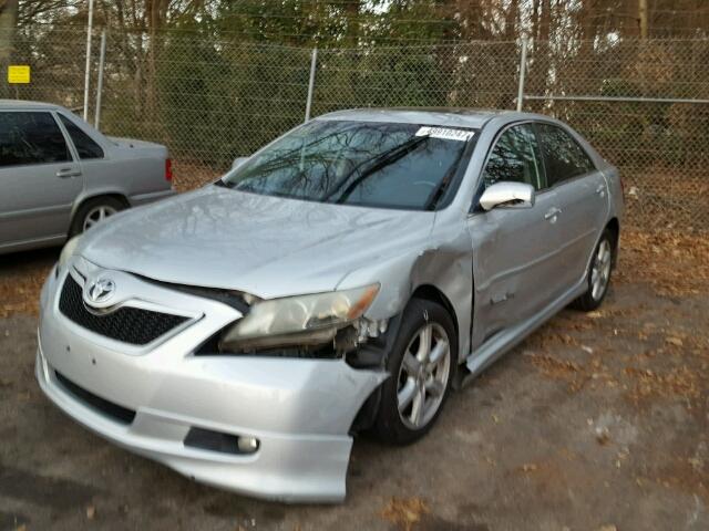 4T1BE46K57U656865 - 2007 TOYOTA CAMRY NEW SILVER photo 2