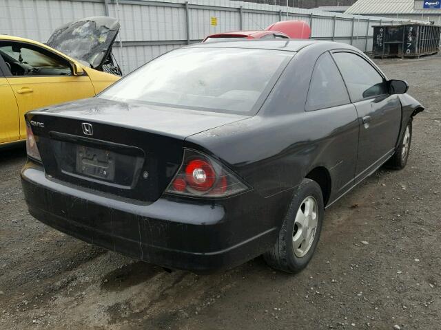 1HGEM21991L068110 - 2001 HONDA CIVIC SI BLACK photo 4