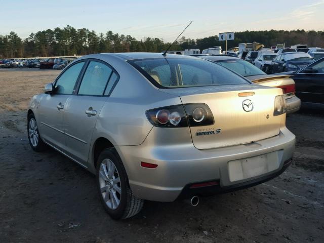 JM1BK12F671729876 - 2007 MAZDA 3 I SILVER photo 3