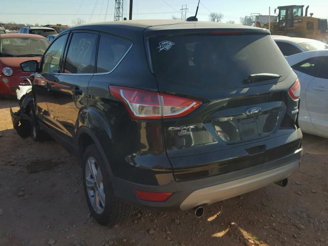 1FMCU0G9XDUA41736 - 2013 FORD ESCAPE SE BLACK photo 3