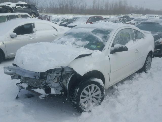 1G1AK18H597138788 - 2009 CHEVROLET COBALT LS WHITE photo 2