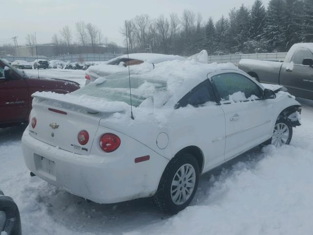 1G1AK18H597138788 - 2009 CHEVROLET COBALT LS WHITE photo 4