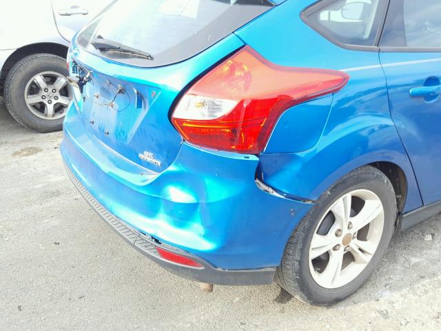 1FADP3K25EL233400 - 2014 FORD FOCUS SE BLUE photo 9