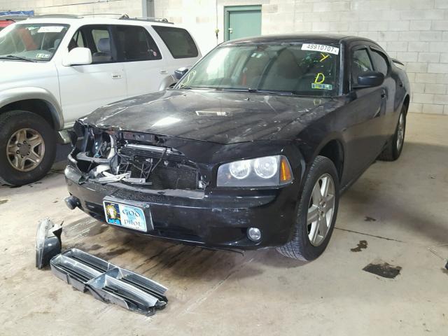 2B3LK43G17H786468 - 2007 DODGE CHARGER SE BLACK photo 2