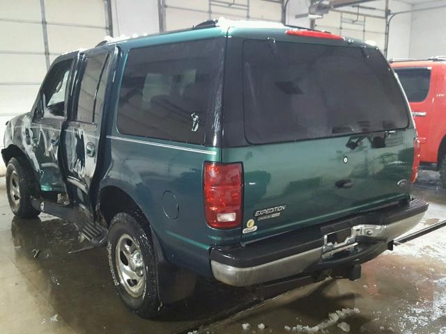 1FMRU1663YLA10959 - 2000 FORD EXPEDITION GREEN photo 3