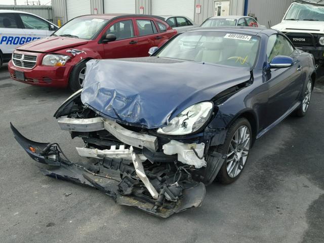 JTHFN48Y730045839 - 2003 LEXUS SC 430 BLUE photo 2