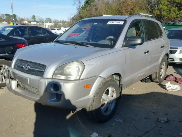 KM8JM12B75U205517 - 2005 HYUNDAI TUCSON GL SILVER photo 2