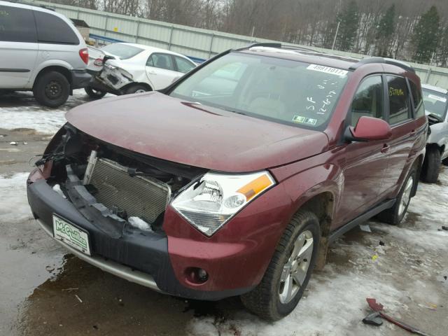 2S3DA917886126674 - 2008 SUZUKI XL7 LIMITE MAROON photo 2