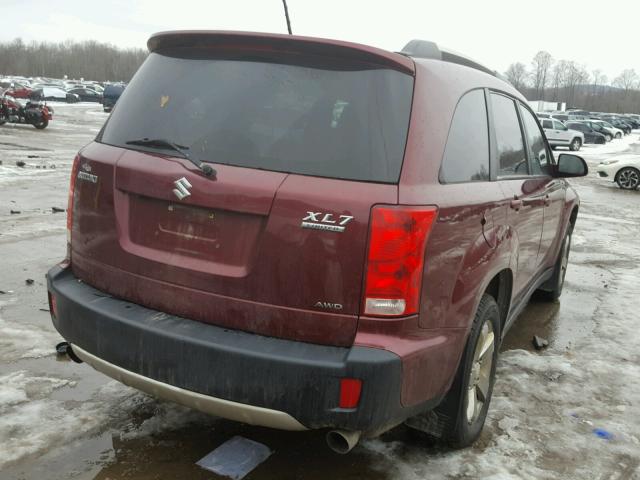 2S3DA917886126674 - 2008 SUZUKI XL7 LIMITE MAROON photo 4